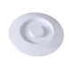 Yanco NS-608CW Round 8" White Melamine Tortilla Server Lid, Heavy, Dishwasher Safe, NSF - Dozen 1 image
