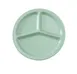 Yanco NS-702G 10" Green Melamine 3‑Compartment Plate, Dishwasher Safe, NSF‑Certified - Dozen 1 image