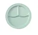 Yanco NS-703G 10" Green Melamine 3‑Compartment Plate, Dishwasher Safe, NSF - Dozen 1 image
