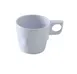 Yanco NS-9011W - 8 Oz White Melamine Mug, 3" Dia. x 2-3/4" H, Dishwasher Safe, NSF - Dozen 1 image