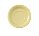 Yanco NS-9012Y - 5.5" Round Melamine Saucer, Yellow, Dishwasher Safe, NSF Approved - Dozen 1 image