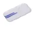 Yanco OC-5112 Ocean Plate, 12" x 6" Rectangular Porcelain, White/Blue Design, Safe - Dozen 1 image