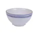 Yanco OC-606 Ocean Ramen Bowl, 22 oz (6" Dia × 3¼" H), White Porcelain, Blue‑Glazed, Safe - Dozen 1 image