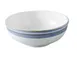 Yanco OC-609 Menudo Bowl, 60 oz (9" Dia x 3 1/4" H), White & Blue China, Dishwasher Safe - Dozen 1 image