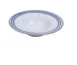 Yanco OC-709 Dessert Bowl, 9" Diameter, 9 oz, White Porcelain with Blue Design - Dozen 1 image