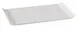 Yanco OK-1313 - Osaka Plate, 13" x 6-3/4" Rectangular Melamine White, Dishwasher Safe - Dozen 1 image