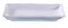 Yanco OK-2406 Osaka Rectangular Deep Melamine Plate, 6" x 4-1/2", White, Dishwasher Safe - Dozen 1 image