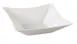 Yanco OK-2541 Seafood Bowl, 2 Qt (64 Oz) White Melamine, 11"L x 11"W x 3"H Dishwasher Safe - Set 1 image