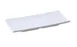 Yanco OK-7010 Osaka Sushi Plate 9-1/2"L x 4"W Rectangular Melamine White Dishwasher Safe - Dozen 1 image