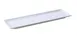 Yanco OK-7015 Osaka Sushi Plate, 14-1/2" L x 4-1/4" W White Melamine, Dishwasher Safe - Dozen 1 image