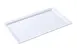 Yanco OK-7018 Osaka Display Plate - 18" L x 12" W White Melamine, Dishwasher Safe, 16"+ Long Side 1 image