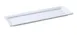 Yanco OK-7121 Osaka Plate – 21" L x 7" W Rectangular White Melamine Dishware, Dishwasher Safe 1 image
