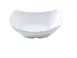 Yanco OK-807 Osaka Bowl, 12 oz (½ Qt) Melamine White, 6-3/4" L x 5-1/8" W x 2" H - Dozen 1 image