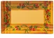 Yanco OL-210 Melamine Plastic Plate, Rectangular 10" x 6", Olive Pattern, Dishwasher Safe - Dozen 1 image