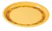 Yanco OL-3022 Olive Melamine Oval Platter, 22" L x 18" W x 1-1/4" H, Design Pattern, Dishwasher Safe 1 image
