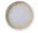 Yanco OP-112 - 12" Round Melamine Plate, Two‑Tone White Brown Matte, 12" Dia x 1" H, 1 Dozen 1 image