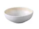 Yanco OP-304 Melamine Rice Bowl, 7 oz (4 5/8" Dia x 1 5/8" H), Two-Tone White/Brown - Dozen 1 image
