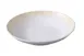 Yanco OP-310 - 42 Oz (1‑Qt) Melamine Salad Bowl, 10 1/4" Dia x 1 7/8" H, White/Brown - Dozen 1 image