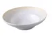 Yanco OP-610 - 13 oz Bowl, 10 3/4" Dia x 2 1/8" H, White/Brown Melamine, Dishwasher Safe - Dozen 1 image