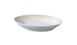 Yanco OP-808 - Oval 10-Oz Melamine Bowl, 8" W x 4 3/4" D x 1 1/2" H, White/Brown, Matte - Dozen 1 image