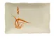 Yanco OR-2412 Orchis Platter, 11" L x 8" W Melamine, Ripple Edge, Dishwasher-Safe - Dozen 1 image