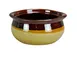 Yanco OS-12-C Onion Soup Bowl, 12 oz, 4-1/4" Dia x 2-1/4" H Brown/Cream Porcelain Handles - Dozen 1 image