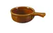 Yanco OS-15-B - 15 Oz Soup Bowl, 7.5"L x 5.25"W x 2.25"H,Brown Porcelain Handle Oven Safe - Dozen 1 image
