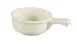 Yanco OS-15-P Crock Bowl, 15 oz, 7-1/2" L x 5-1/4" W x 2-1/4" H, Porcelain White Handle - Dozen 1 image