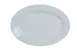Yanco PA-210 Oval Porcelain Platter, 10-5/8" X 7-1/2" Super White, Dishwasher Safe - Dozen 1 image