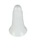 Yanco PA-SS Porcelain Salt Shaker, 4" Height, White, Dishwasher Oven Microwave Safe - Dozen 1 image