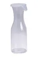 Yanco PC-046 - 46 Oz Clear SAN Plastic Wine Juice Decanter With Lid, 3-3/4" Dia X 11" H - Dozen 1 image