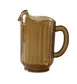 Yanco PC-060A Plastic Pitcher, 60 oz, Amber Color, Three Spouts, Handle 1 image