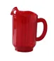 Yanco PC-060R Plastic Pitcher, 60 oz Red, Three Spouts, With Handle – Water Service 1 image