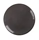 Yanco PK-112 12"¼ Round Porcelain Plate, Grey Coupe Rim, Rolled Edge, Dishwasher Safe - Dozen 1 image