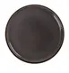 Yanco PK-210 Peacock Plate – 10" Round Grey Porcelain Plate, Rolled Edge, Dishwasher Safe - Dozen 1 image