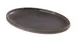 Yanco PK-314 - Oval Porcelain Plate, Grey, Rolled Edge, 14" X 9" X 1-1/2" Microwave Safe - Dozen 1 image