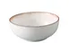 Yanco PR-506 - Cereal Bowl, 22 oz, 6 1/4" Dia x 2 1/2" H, White & Brown China, Dishwasher - Dozen 1 image