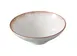 Yanco PR-509 Porto Bowl – 50 oz China 9 3/4" Dia x 3 1/8" H White & Brown, Dishwasher Safe- Dozen 1 image