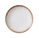 Yanco PR-710 Coupe Round Plate, 10 1/4" Dia x 1" H, White & Brown China, Dishwasher Safe - Dozen 1 image