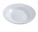 Yanco PS-3 Piscataway Soup Plate, 9" Diameter, 10 oz White Round Porcelain Bowl - Dozen 1 image