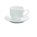 Yanco PS-36 Round White Porcelain Saucer, 4.5" Diameter, Dishwasher Oven Microwave Safe - Dozen 2 image