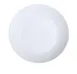 Yanco PS-7-C 7" Round Coupe Rim Porcelain Plate White, Dishwasher Safe - Dozen 1 image