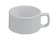 Yanco PT-9016 - 8 oz Tree Soup Mug, 4" Dia x 4-5/8" H, Beige Melamine, Dishwasher Safe - Dozen 1 image