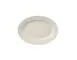 Yanco RE-12 Oval Ceramic Platter, 10-3/8" L x 7-1/4" W, White, Rolled Edge Dishwasher Safe - Dozen 1 image