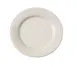 Yanco RE-22 Plate – 8-1/4" Round Ceramic, Rolled Edge, White, Dishwasher/Oven/Microwave Safe - Dozen 1 image