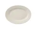 Yanco RE-33 Ceramic Oval Platter, 7" x 4-1/2", Wide Rolled Edge, White, Dishwasher Safe - Dozen 1 image
