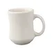 Yanco RE-7-P China Mug, 7 oz (3" Dia x 4" H), White Ceramic, Rolled Edge, Dishwasher Safe - Dozen 1 image