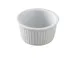 Yanco RK-234 China Ramekin, 3" Dia x 1-1/4" H, 3.5 oz, White Porcelain, Microwave Safe - Dozen 1 image