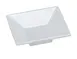 Yanco RM-103 Rome Square Plate, 3" x 3" White Melamine, Dishwasher Safe - Dozen 1 image