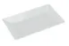 Yanco RM-214 Rome Plate, 14" x 8" Rectangular Melamine Plate, White, Dishwasher Safe - Dozen 1 image